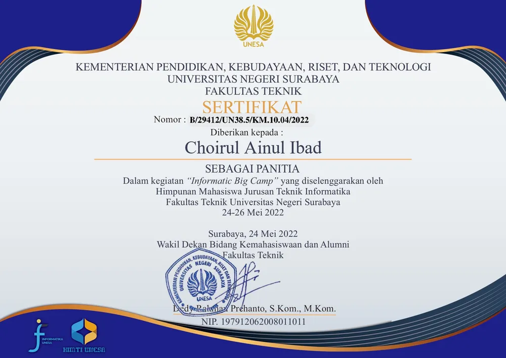 IBC Certificate